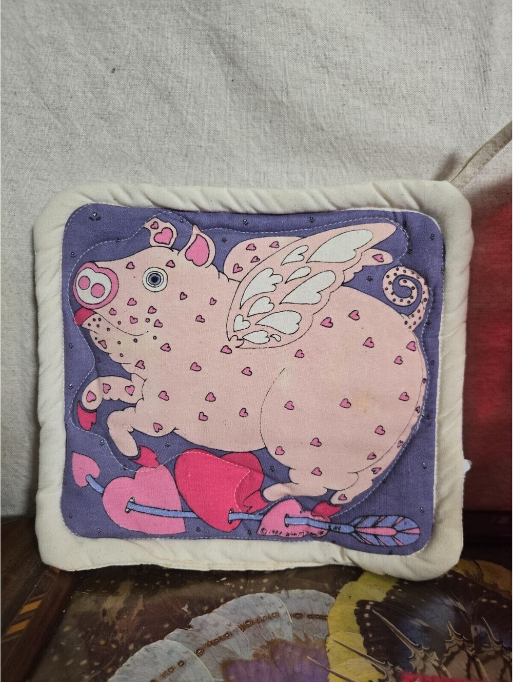Rare Taylor And Ng Pig O My Heart Pot Holder